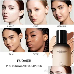 Foundation 40Ml Perfect Beauty Soft Long Concealer Liquid Magical Stick Makeup Fl Er Face Base Primer Drop Delivery Health Dh3R5