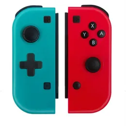 2021 Ankomsten Trådlös blå röd Bluetooth Pro Gamepad-styrenhet för Nintendo Switch handtag Joy-Con och höger fabrik hela 268i