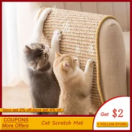 Cat Furniture Scratcher Scratcher Scisal Mat Scratch for Sharpen Nails Scriper S Tree Toys Toys Chair Table Sofa Mats Protector 230227