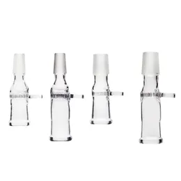 14 mm 18 mm männlich-weibliches Rohr L XL Glas-Injektorschüssel mit Glasschirm, rundem Griff