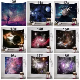 Sky Galaxy Tapestry Polyester Galactic Tapestries Natural Scenery Picnic Beach Yoga Mat Home Decoration Party Backdrop Tapestry Tapiz De Fondo De Fiesta