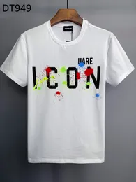 DSQ Phantom Turtle 남자 티셔츠 2023 New Mens 디자이너 티셔츠 이탈리아 패션 Tshirts 여름 티셔츠 남성 부드럽고 편안한 100%면 탑 158260