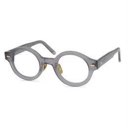 Мужские оптические очки для эйвовных рамков бренд ретро женщины круглый рамка зрелища чистая титановая носовая накладка Myopia Eyewear со очками CAS230K