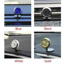İç dekorasyonlar saat süsleri araba kontrol paneli cazibeleri sıcaklık saat higrometre dijital aksesuarlar