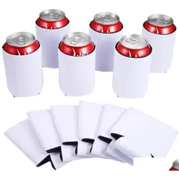 İçecek takvimi neopren soğutucu olabilir katlanabilir insörler bira sahipleri 12 oz ince içecek kutuları fy4688 sxmy4 damla teslimat ev dhc0n