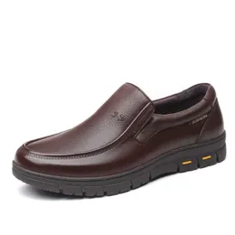 Kleid Schuhe 2022 Neu Männer Echtes Leder Schuhe Kopf Leder Weiche Antislip Fahren Schuhe Mann Frühling Leder Schuhe Zapatos De hombre R230227