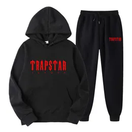 Trapstar Tracksuit fashion Jackets mens womens Hoodie set Plush sweater casual sports two-piece couple set over sized 2xl 3xl