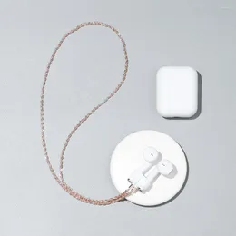 Kedjor maskkedja lanyard 4-i-1 design rostfritt stål glasögon halsband magnetisk anti-förlorad rem för trådlös hörlurar