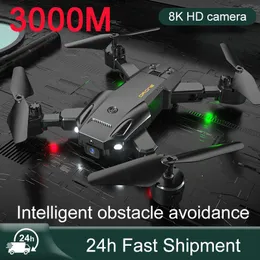 ElectricRC Aircraft Drone 5G 8K HD Professional S 6K Aerial Pography RC Helicopter Hinder Undvikande Quadcopter Distance 3000M 230227