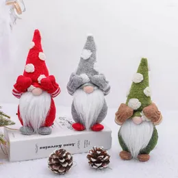 Juldekorationer Santa Rudolph Doll Tyg födelsedagspresent för hemsemester dekoration 2023 Decoracion hänge