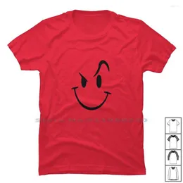 Men's T Shirts Evil Acid House Smily Face Mens Shirt Cotton Cartoon Smile Miley Humor Nerd