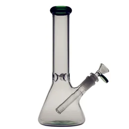 10-calowa dziewczyna Kolorowa szklana zlewka Bong Hookahs Rura wodna Dab Rig Dyfuzja Percolan Stale Rozmiar 14,4 mm PG3007-CLIP