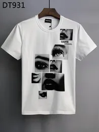 DSQファントムタートルメンズTシャツ2023新しいメンズデザイナーTシャツイタリアファッションTシャツ夏のTシャツ男性ソフトアンドコンペアーズ100％コットントップ7528