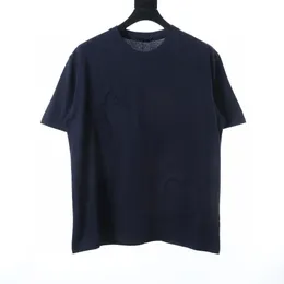 T-shirts Plus pour hommes Polos Col rond brodé et imprimé vêtements d'été de style polaire avec street pur coton w11s