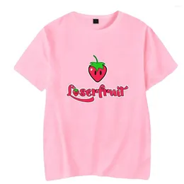 Erkekler Tişörtleri Loserfruit Tshirt Lufu Merch Crewneck Kısa Kollu Tee Kadınlar Erkekler 2023 Gündelik Stil Sosyal Medya Yıldız Çift Giysileri