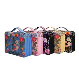 Pencil Bags 120200252 Slots Case School case for Girls Stationery Pen Box Large Capacity Office Bag Big Holder Penal Supplies 230225