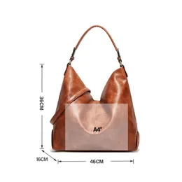 Fashion torebka Pu Bag damska duża pojemność na zewnątrz torba na ramię