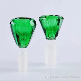 Raucherzubehör The Green Diamond Bowl, Großhandel mit Glaspfeifen, Glaswasserflaschen,