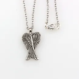 20Pcs Vintage Wing Pendant Necklace For Men Women Fashion Elegant Jewelry Party Wedding Gift