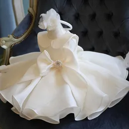 Flickans klänningar Iyeal Elegant Flower Baby Girls Christmas Dress Chidren Princess Kids Girls Wedding Födelsedagsfestklänningar i 1-10 år