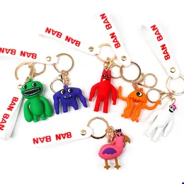 Novo Garten of Banban Keychain Plexh Charm Game Pingente Periférico para Crianças Presentes E25