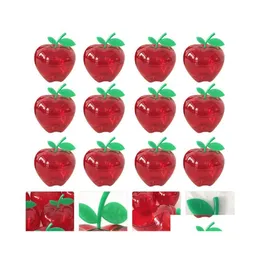 car dvr Gift Wrap 12Pcs Christmas Appleshaped Chocolate Candy Box Storage Red Drop Delivery Home Garden Festive Party Supplies Event Dhg7U