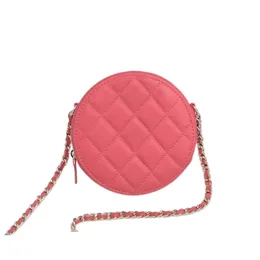 R802 Мода круглый S хлебные сумки простые кожаные сумочка на плечах бренд бренд Clamshell Crossbody Chain Compation мода и щедрая