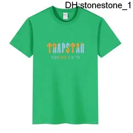 Trapstar London Designer T-shirt Estate Stampa 3D Tee Abbigliamento da donna per uomo Sport Fitness Poliestere Spandex Traspirante Casual o Colletto 10lxwd