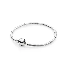925 Sterling Silver Logo Bracelet Clasp Charm for Pandora Fashion Party Jewelry for Women Men Girlfriend Gift Snake Charms Bracelets with pox pox stet