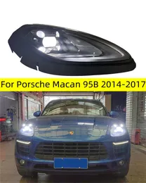 Macan 헤드 라이트 용 자동차 스타일 LED 전구 20 14-20 17 MACAN 95B LED 헤드 라이트 하이 로우 빔 업그레이드 헤드 램프