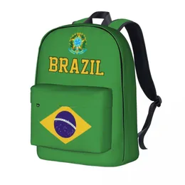 Schulbeutel Brazil Bra Brasil 16 in Rucksack Middle Student Bag Casual Rack Pack Reisetasche Unisex Soccer 230227