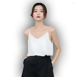 Women's Blouses Soperwillton Blouse Shirts Women 2023 Sleeveless V-Neck Solid Comfortable Female Elegant Cottagecore Bottoming Base Tops