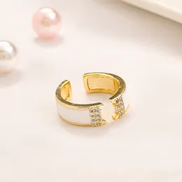 Rings Wedding Rings Women Rings Designer 18K Gold Ring New Pattern European American Fashion Adjustable Women Men Brand Fashion Jewelry