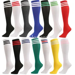 Men's Socks Unisex Compression Socks Football Socks Nonslip Long Tube Knee High Stockings Socks Striped Soccer Socks Running Sports Socks Z0227