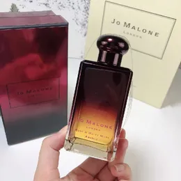 Promosyon Yüksek versiyon kalitesi Jo-Malone Londra Parfüm 100ML Rose White Musk Absolu Wild Bluebell Red Rose Cologne parfümler kokular Unisex