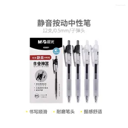 4pcs/8pcs mg 0.5mm siyah mürekkep jel kalem yüksek kaliteli okul malzemeleri Ofis Kırtasiye Yazma İmzası için