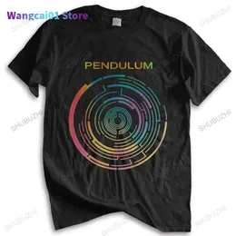Camisetas masculinas Marca de camisetas de verão Teeshirt Pendulum Drum and Bass Ectronic Rock Music Australia Unissex