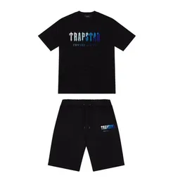Şimdi En Trapstar Yeni Erkek t Gömlek Kısa Kollu Kıyafet Şönil Eşofman Siyah Pamuklu Londra StreetwearS-2XL