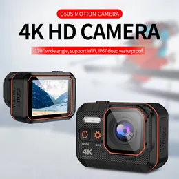 كاميرات فيديو الحركة الرياضية Ultra HD 4K التحكم عن بعد 2 بوصة شاشة 1080p 60 إطارًا في الثانية خوذة مضادة للماء Go Sport Pro Hero 5 Cam 230227