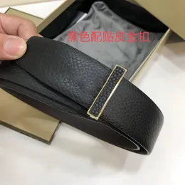 2022 New T High Quality Belts Association Business for Men Big Buckle Fashion Litchi Grain Leather with Original Box GIF239A