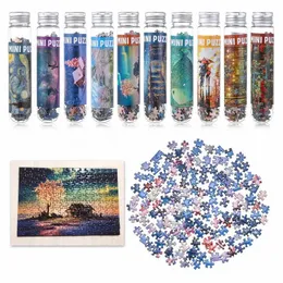 3D Puzzles 150pcs Mini Jigsaw Puzzles for Adults Micro Jigsaw Test Tube Tiny Puzzle Challenging Puzzle Difficult Home Decor Entertainment L230228