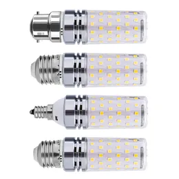 E27 E14 E12 3つの色LEDコーンバルブ高出力12W 16W SMD2835キャンドル電球シャンデリアキャンドルLEDライトホームデコレーションクレスチ