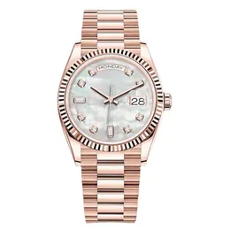 Męskie automatyczne ruchy zegarki 41 mm kalendarz/data Diamentowe Women Watch Luminous Waterproof RandhWatches Luksusowe zegarek