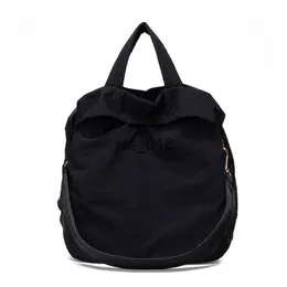 Bolsas ao ar livre Mensageiro casual Bolsas de ombro Backpack Mulheres 19L Capacidade de grande capacidade Gym Yogo Bag LL#80 T230228