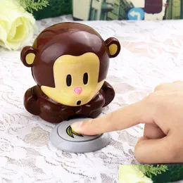 مجففات الأظافر لطيف Mini Cartoon Monkey Dryer Hand إصبع إصبع أخمص القدمين جيل طرف تلميع أدوات الهواء المنفاخ المعجبين بإسقاط تسليم صحة الجمال dhbuo