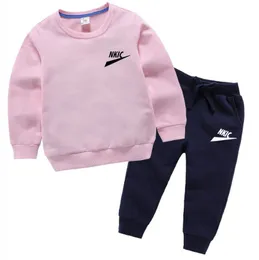 Children's Clothing Sets New Autumn and Winter Boys and Girls Long-sleeved O-neck Clothes 1-13 Years Old Kids Long sleeve and Pants Sets