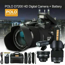 Digital Cameras 24x Optical Zoom Professional для Posy Auto Focus 33MP P O SLR DSLR 1080p HD Video Camerder 3 Lens Kit 230227