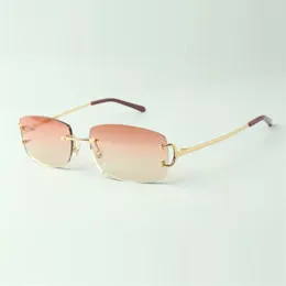 Direct s designer solglasögon 3524026 med metall tass trådtempel glasögon 18-140 mm309p