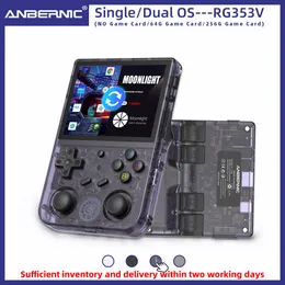 Портативные игры игроки Anbernic RG353V RG353VS Retro Games RK3566 3,5 -дюймовый 640*480 Руководитель Игровой консоли эмулятор Linux Детские подарки 230228