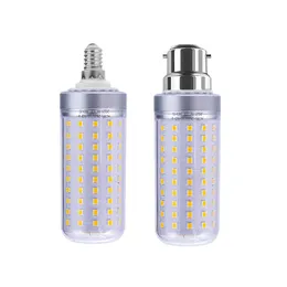 E27 E14 E12 Lampadine a LED a tre colori a mais ad alta potenza 12W 16W SMD2835 Lampadina a candela Lampadario Candele a LED per decorazioni domestiche usalight